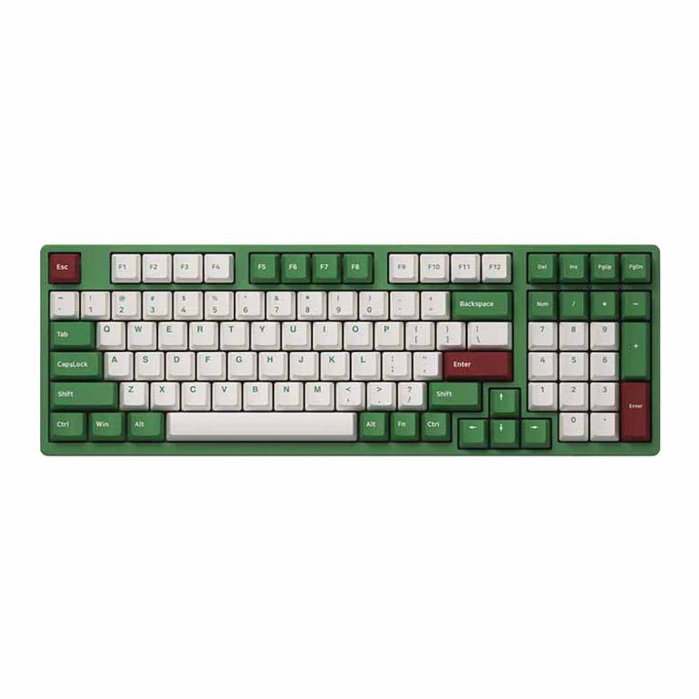 Bàn phím cơ gaming AKKO 3098 DS Matcha Red Bean
