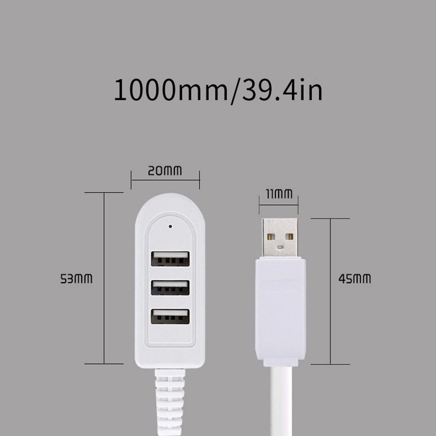 Bộ Chia 3 Cổng Usb 3a Đa Năng