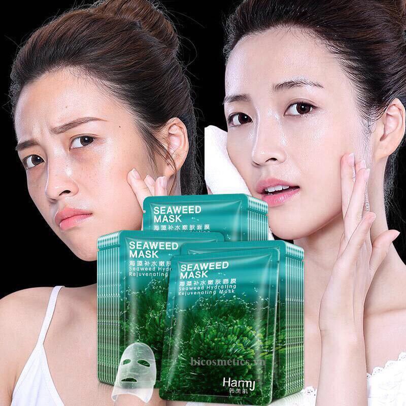 Mặt Nạ Tảo Biển ⛔️ {FREESHIP} ⛔️ Mặt Nạ Tảo Biển Seaweed Mask Chính Hãng Bisutang [Mat Na] | BigBuy360 - bigbuy360.vn