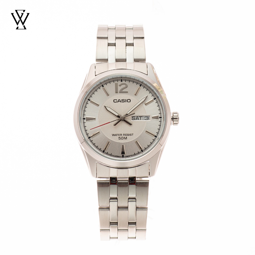 Đồng Hồ Quartz Nam Casio WATCHSTORE MTP-1335D-7AVDF Thiết Kế Kính Khoáng 41mm, Dây Kim Loại, Vỏ Thép Không Gỉ