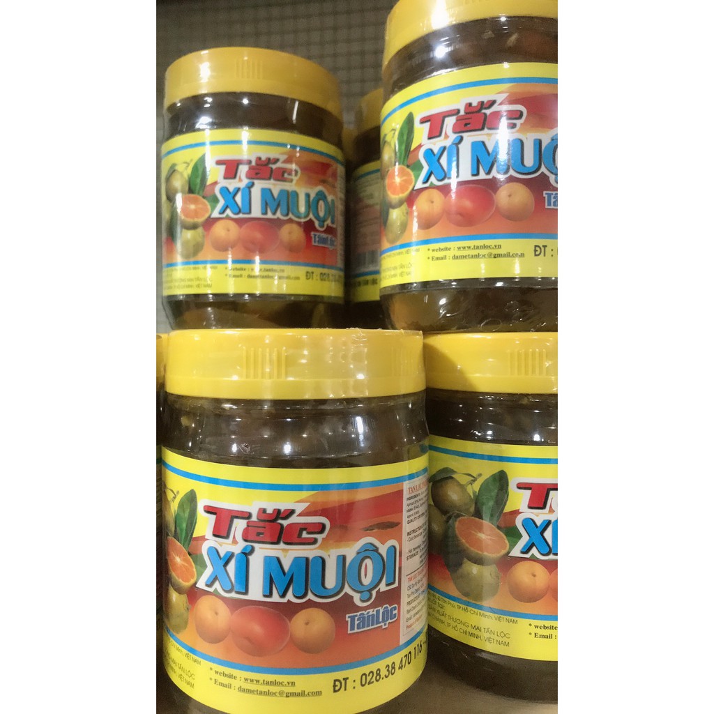 Tắc Xí Muội Tấn Lộc Hủ 900gr