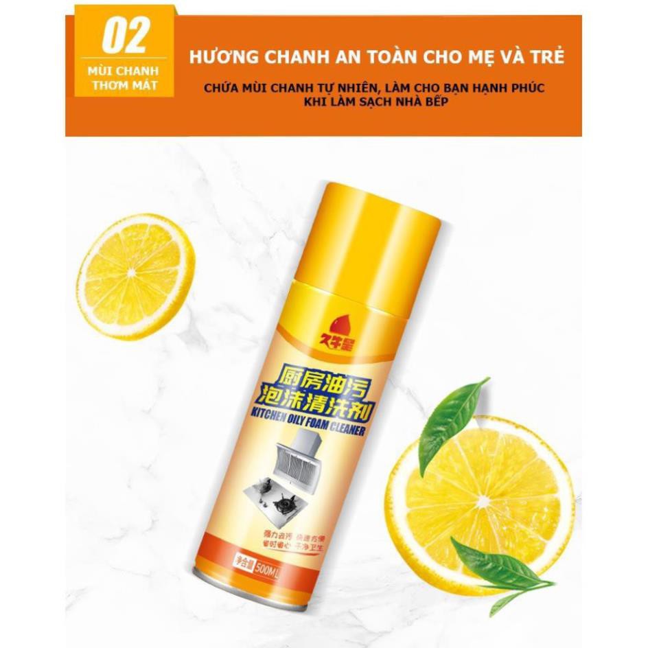 [SẠC QUÁ CƠ]Dung Dịch Vệ Sinh Nhà Bếp, Máy Hút Mùi, Tẩy Dầu Mỡ, Làm Sạch Kim Loại, Nhà Tắm, Vòi Rửa JNX 500ml - BAOBAO