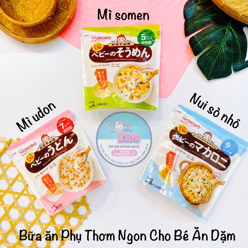 [HÀNG NHẬT] Mì somen - Mì Udon - Nui Sò Wakodo ( Túi 100G) Date 1/2024
