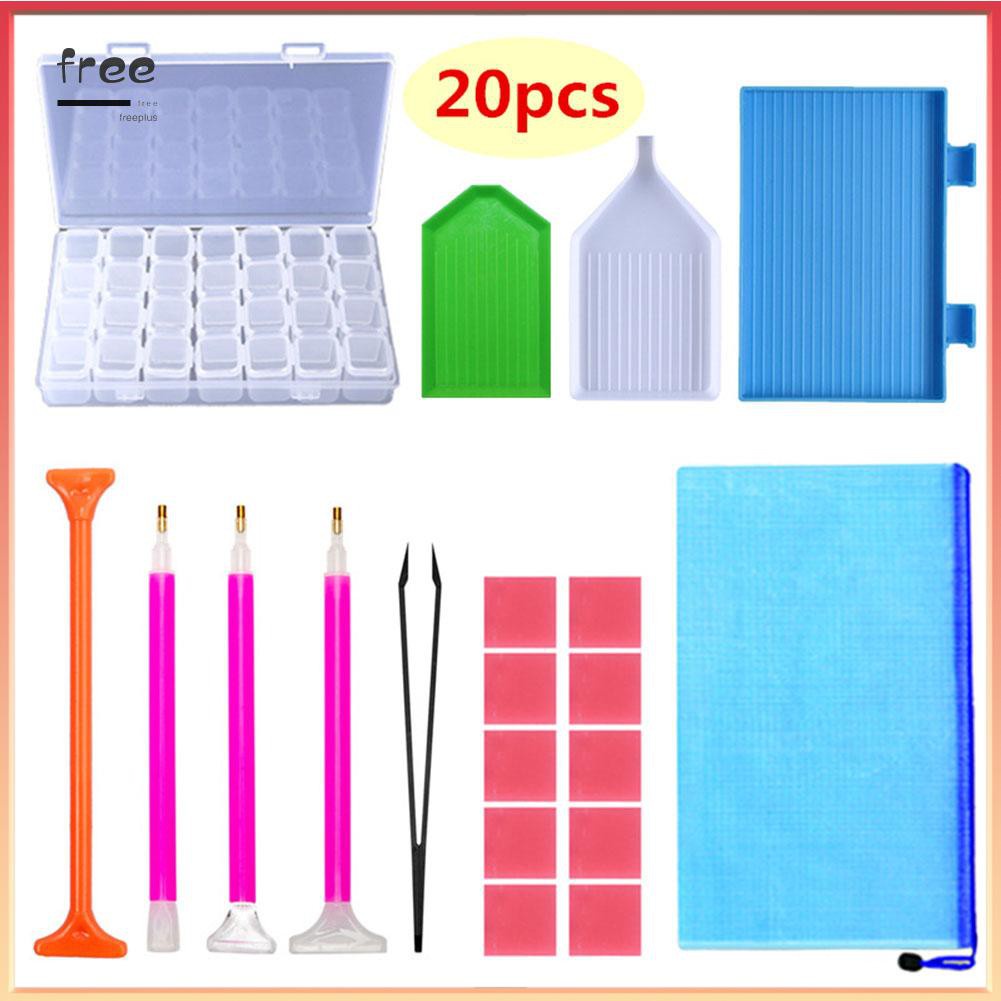 Set 20 dụng cụ làm tranh đính đá
