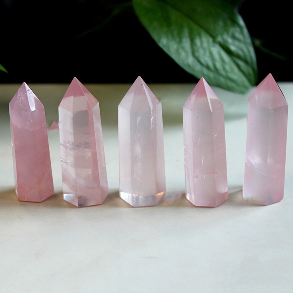 Trụ Đá Thanh Tẩy Rose Quartz DA21-x-14