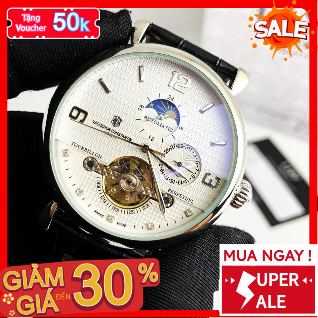 Đồng hồ cơ - Đồng Hồ Dây Da Nam 43mm Fom Size Chuẩn Chống Nước Chống Xước Tốt Bảo Hành 6 Tháng 80172 - 1199 Watches | BigBuy360 - bigbuy360.vn