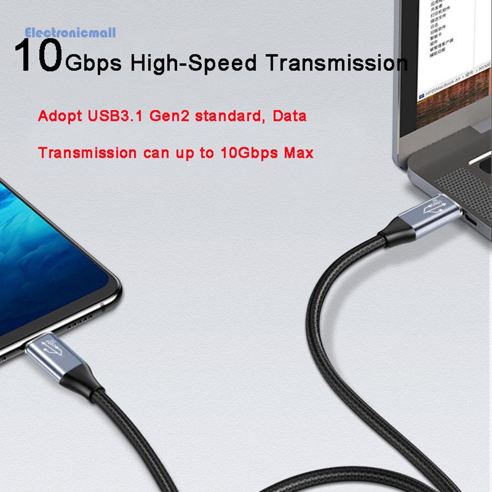 Dây Cáp Sạc Dữ Liệu Usb Loại C 100w 10gbps 4k Tiện Dụng | BigBuy360 - bigbuy360.vn