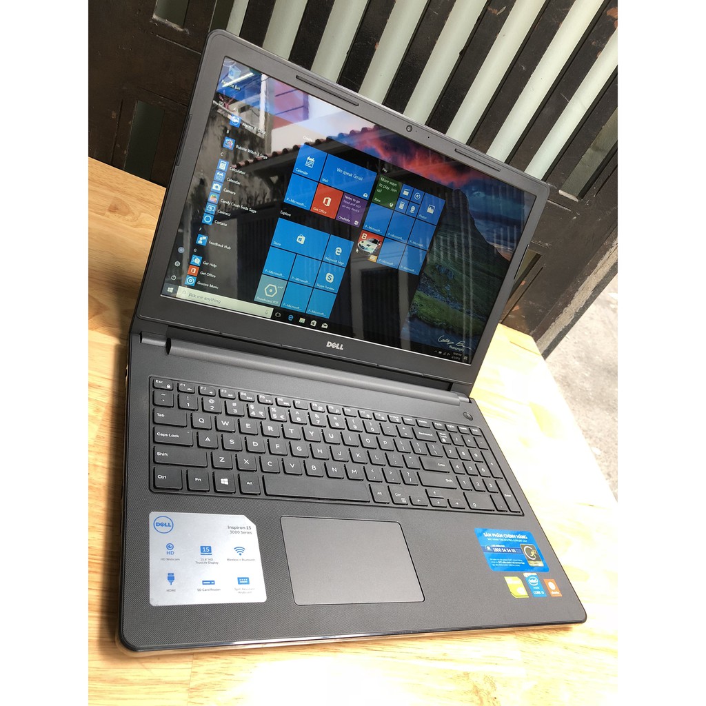 Laptop cũ Dell 3558, i3 5005u, 4G, 500G, 15,6in giá rẻ