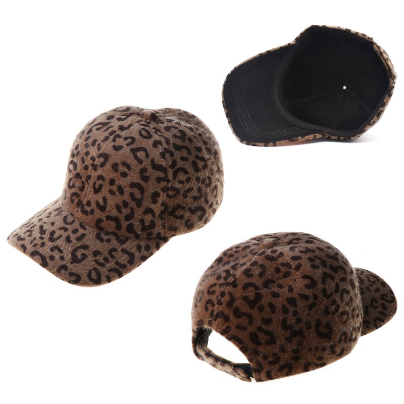 Mũ Lưỡi Trai Họa Tiết Da Báo Cá Tính Cho Nữ