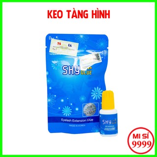 Keo nối mi Sky trong, tàng hình chân keo trắng, thích hợp dùng để tạo fan