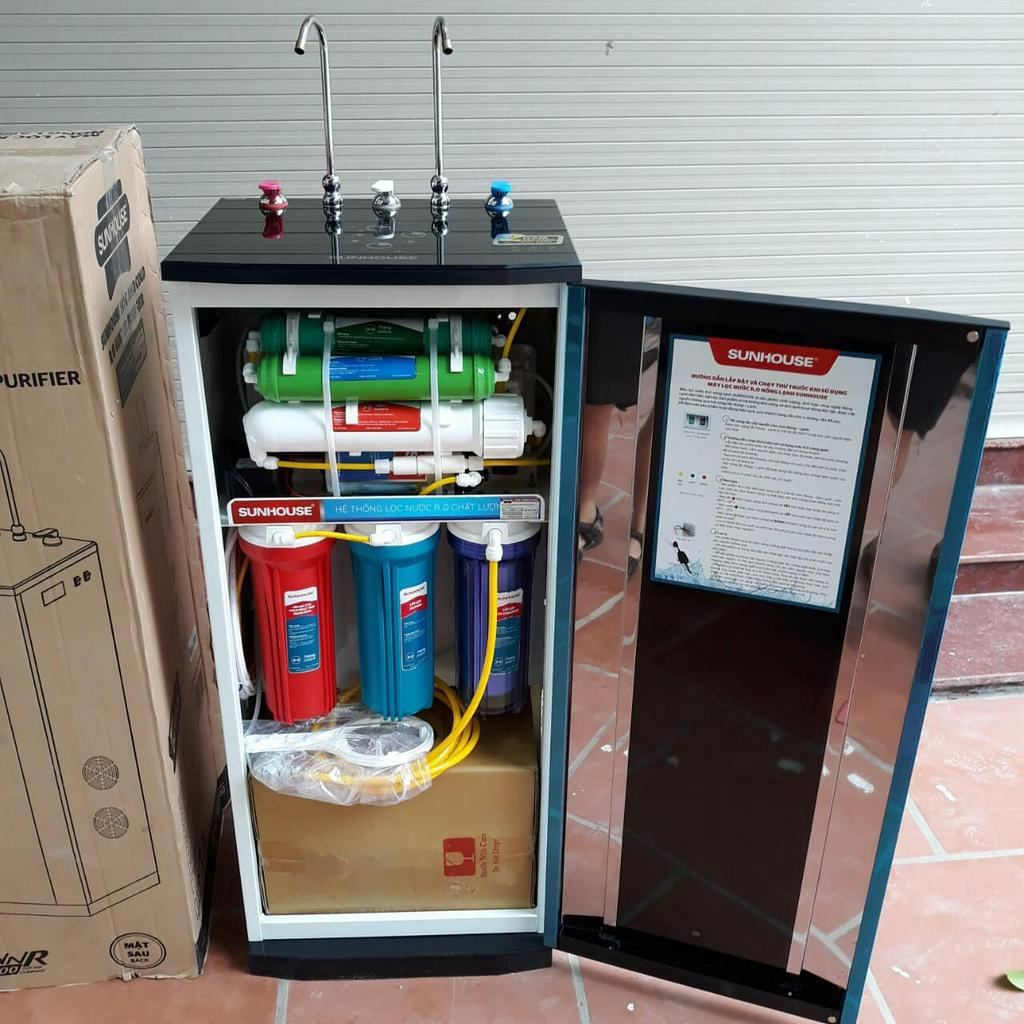 Máy lọc nước RO Sunhouse SHR76210CK 10 lõi 2 vòi 3 chế độ nước - hàng trưng bày