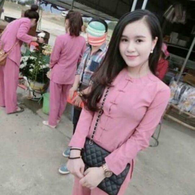 Đồ bộ Lam - đi lễ chùa