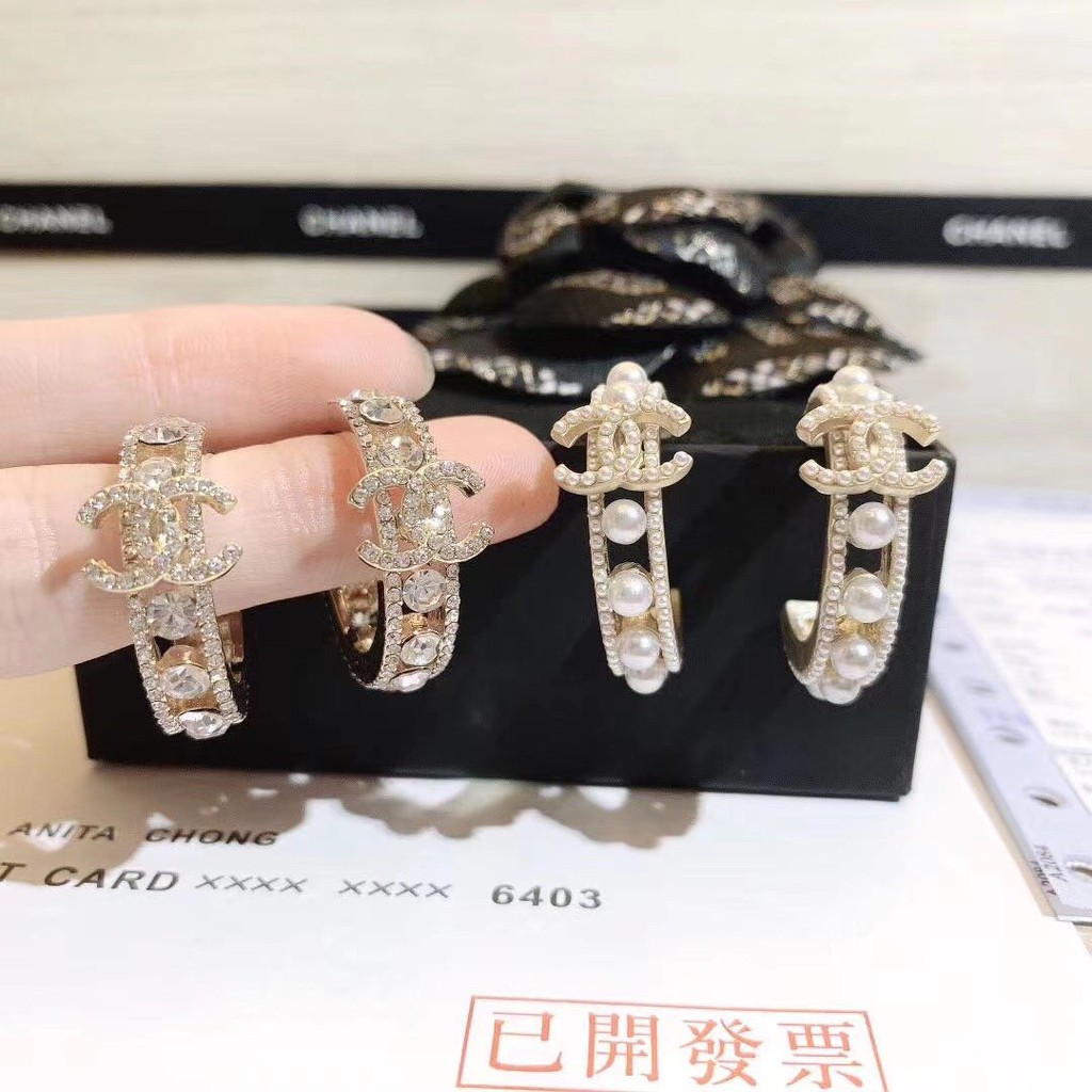 Đôi bông tai mạ bạc 925 đính đá thời trang cho nữ
