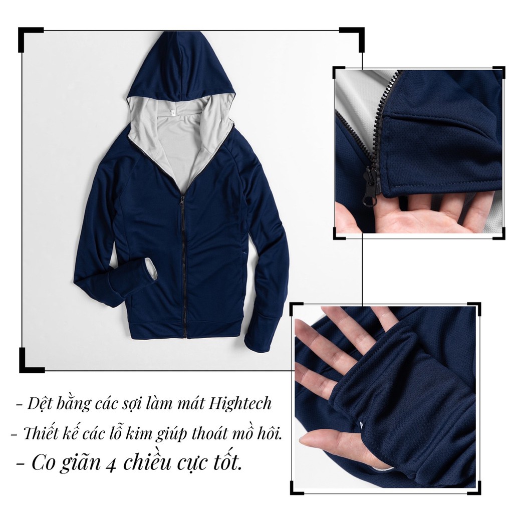 [SP Kèm Video] Áo Chống Nắng 2 Mặt, Cao Cấp Cho Nam Nữ, Thấm Hút Mồ Hôi