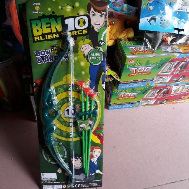 Vỉ Cung Tên Ben 10,spiderman