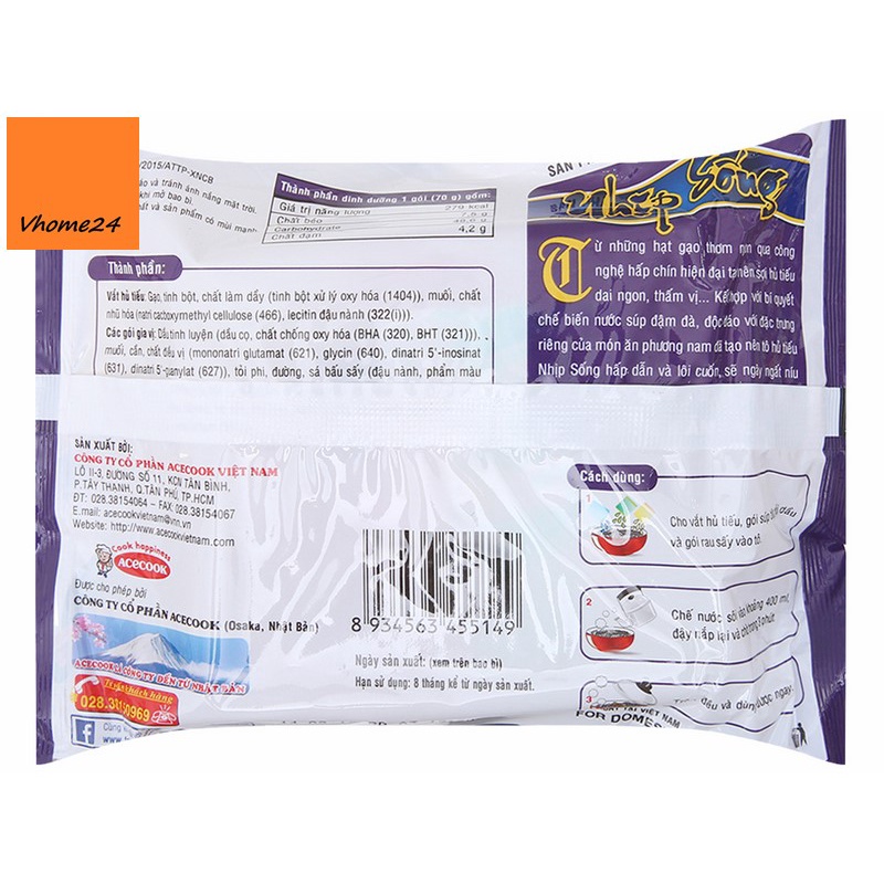 Hủ tiếu Nam Vang & Sườn heo Nhịp Sống gói 70g | BigBuy360 - bigbuy360.vn