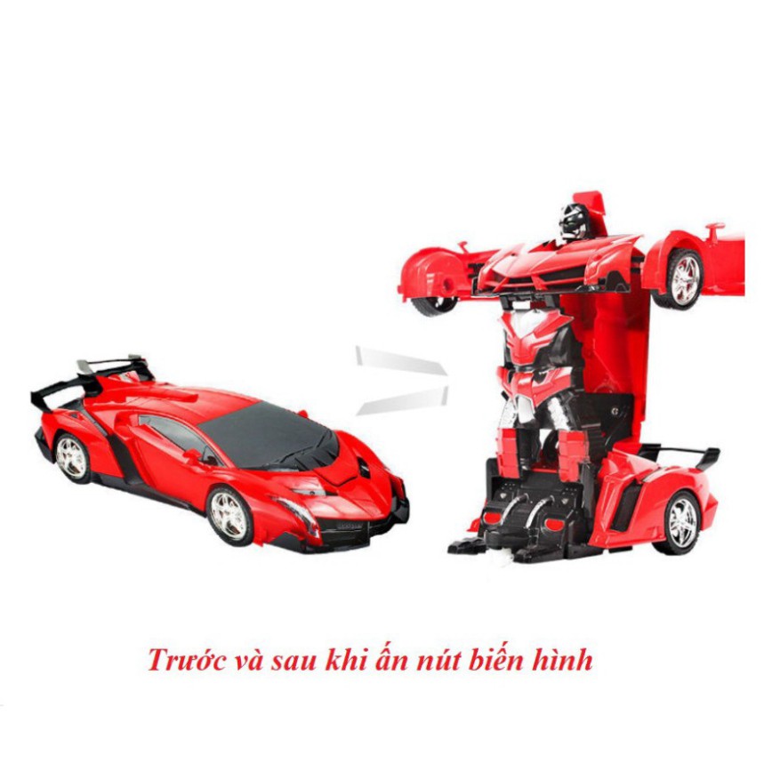 [RẺ VÔ ĐỊCH]- [Siêu Sale Lớn-] Xe ô tô Biến hình thành robot - xoay 360* - Tặng pin -Siêu Giảm