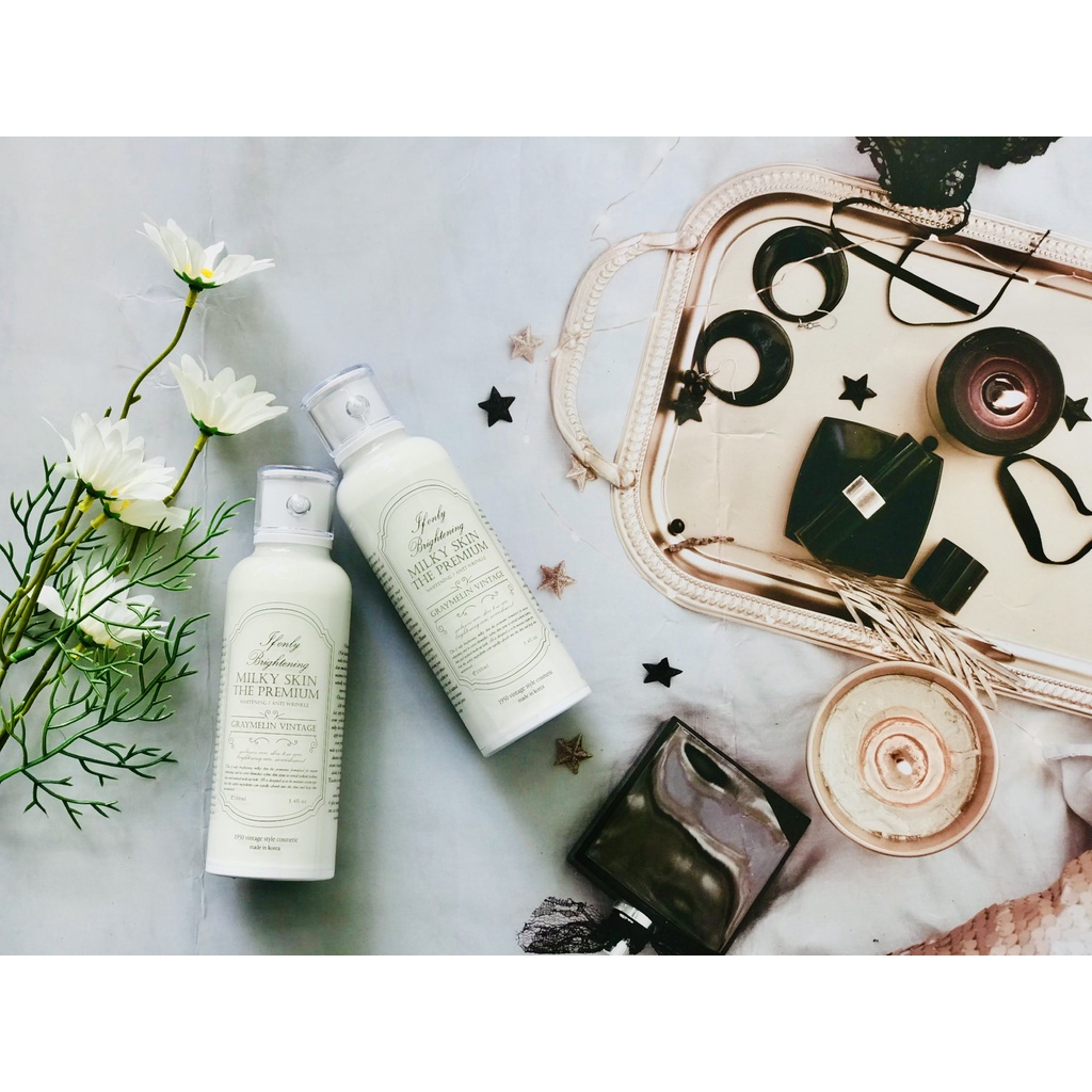 Sữa dưỡng cho da mặt và body Graymelin Milky Skin The Premium