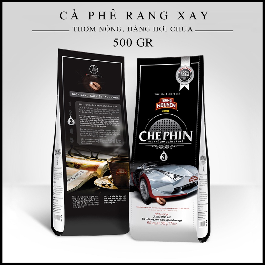 [SenXanh Emart] Cà phê rang xay Chế Phin (500gr) Trung Nguyên