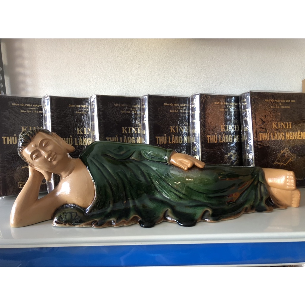 tượng Bổn sư  nhập niết bàn gốm cao cấp