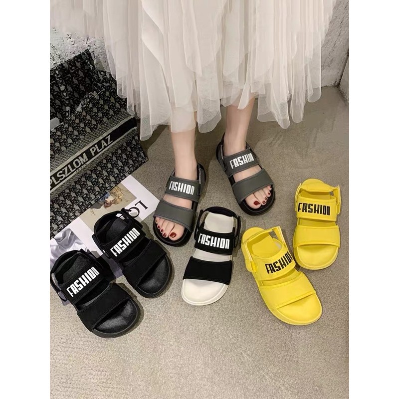 DÉP QUAI NAM NỮ UNISEX PHONG CÁCH FASHION HÀN QUỐC ĐI ĐƯỢC 2 KIỂU