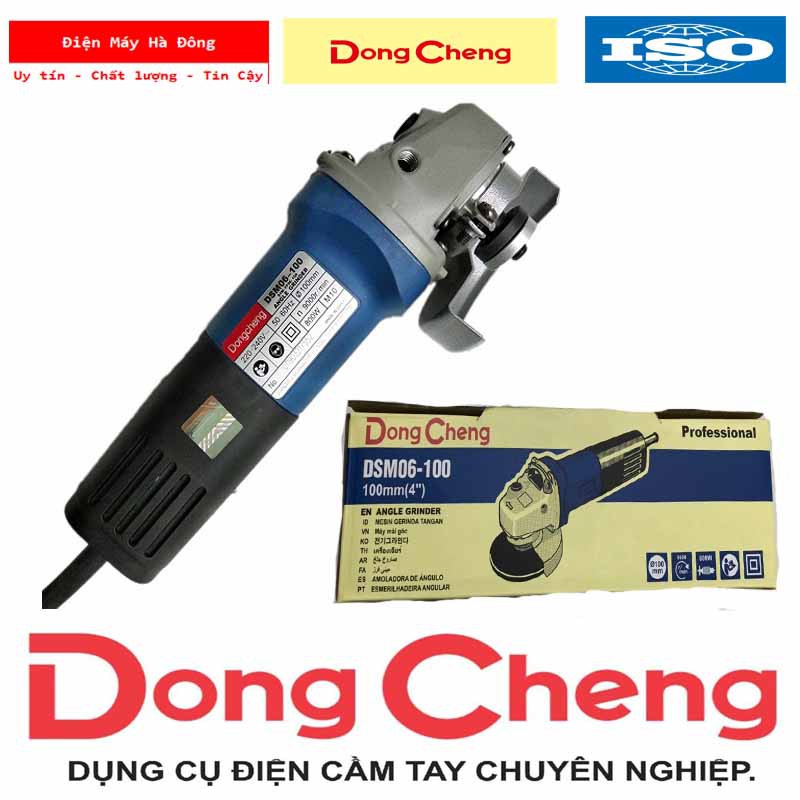 Máy mài, máy cắt góc, công tắc đuôi, DongCheng, DSM06-100, 800W