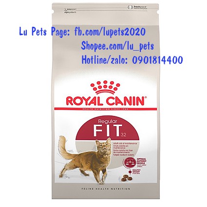 Thức ăn HẠT ROYAL CANIN FIT 32 cho mèo| Thức ăn cho mèo trưởng thành trên 1 tuổi Royal Canin Fit 32 Túi 2kg