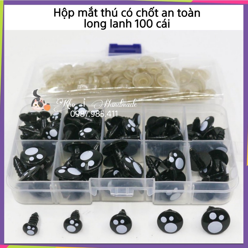 Hộp mắt thú an toàn long lanh (Hộp/100 cái)