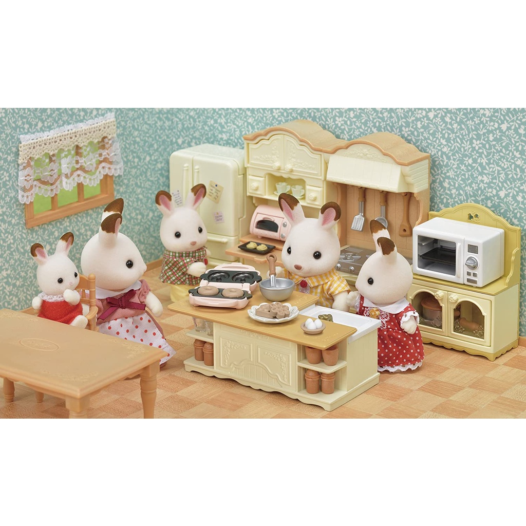 Đồ Chơi Sylvanian Families Bộ Phụ Kiện Nhà Bếp Kitchen Island