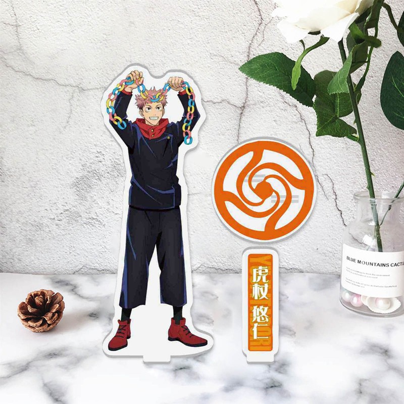 Mô Hình Hoạt Hình Jujutsu Kaisen Bằng Acrylic Kèm Giá Đỡ Trưng Bày Dùng Để Trang Trí