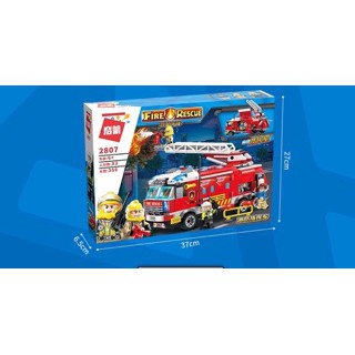 Mô Hình LEGO City Fire 60107 Xe Thang Cứu Hỏa
