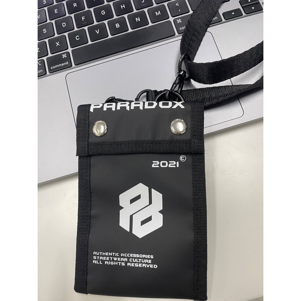 Ví ngắn Paradox Multi-Logo Crossboby Wallet