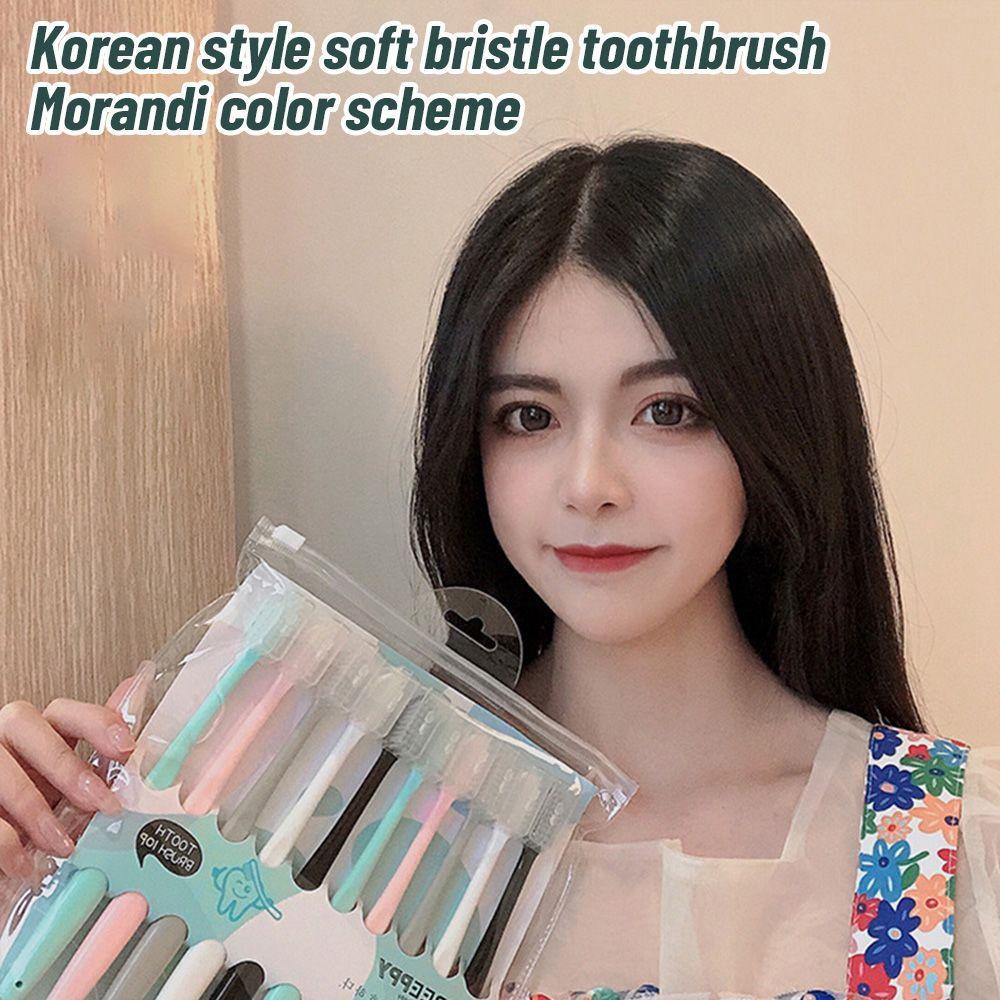 JUNE Bàn Chải Đánh Răng Lông Mềm Cho Gia Đình