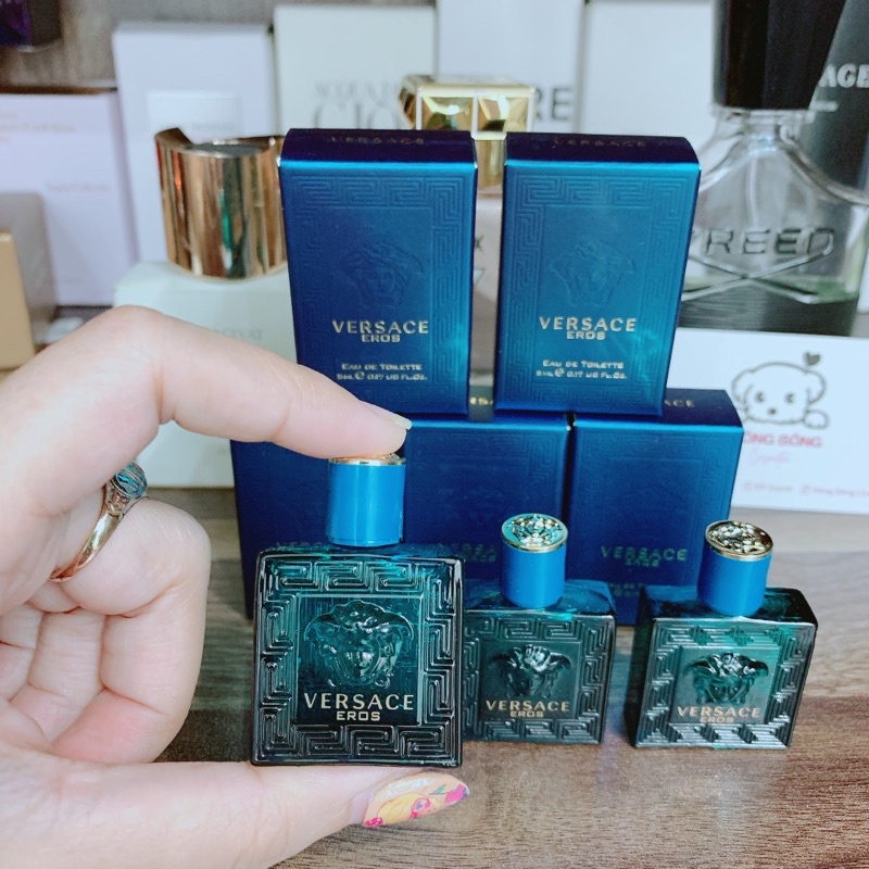 [Mini nam] Nước Hoa Versace Eros For Men EDT 5ml - Chính Hãng | Thế Giới Skin Care