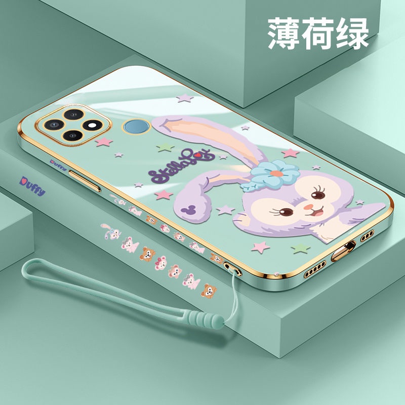 Ốp Điện Thoại Mềm Siêu Mỏng Mạ Điện Họa Tiết Hoạt Hình Cho OPPO A15 A15S F9 F9PRO A7 A5S A12 A3S A12E A83