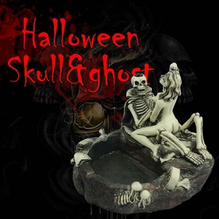  Đầu lâu Gạt tàn Gothic Nhựa Đầu Đựng Thuốc Lá Gửi Bạn Trai Quà Tặng Đồ Chơi Lừa 