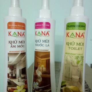 Xịt phòng khử mùi chức năng Kana 280ml