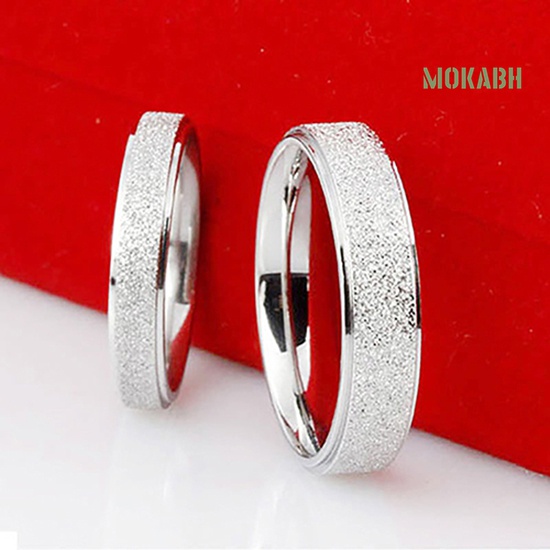 Nhẫn Cưới Bằng Thép Không Gỉ Thiết Kế Thời Trang