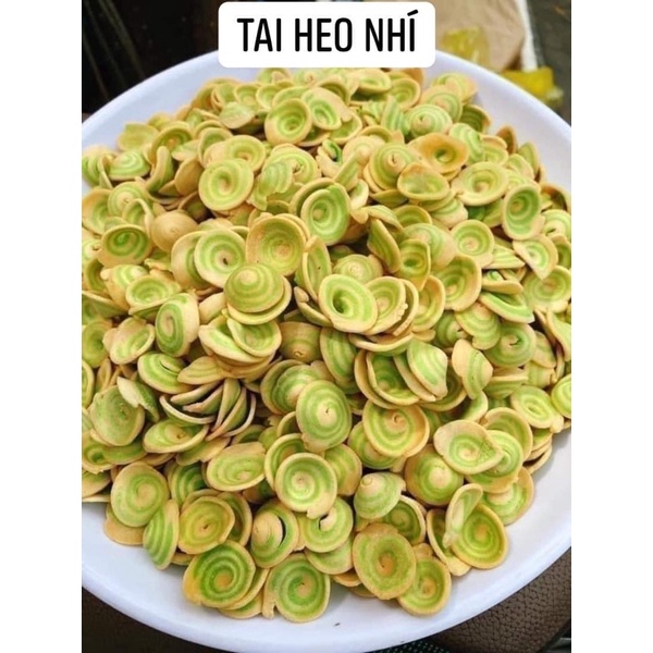 Bánh Tai heo nhí vị trà xanh giòn thơm ngon