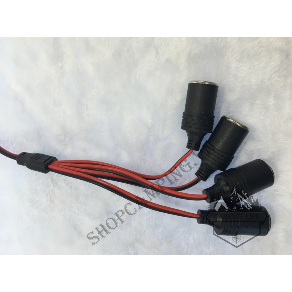 Cáp Chia Đầu Tẩu Sạc Trên ôtô 1 ra 4/ 1 ra 3