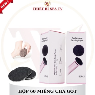 Sale hộp 60 miếng nhám chà gót chân, miếng nhám chà gót