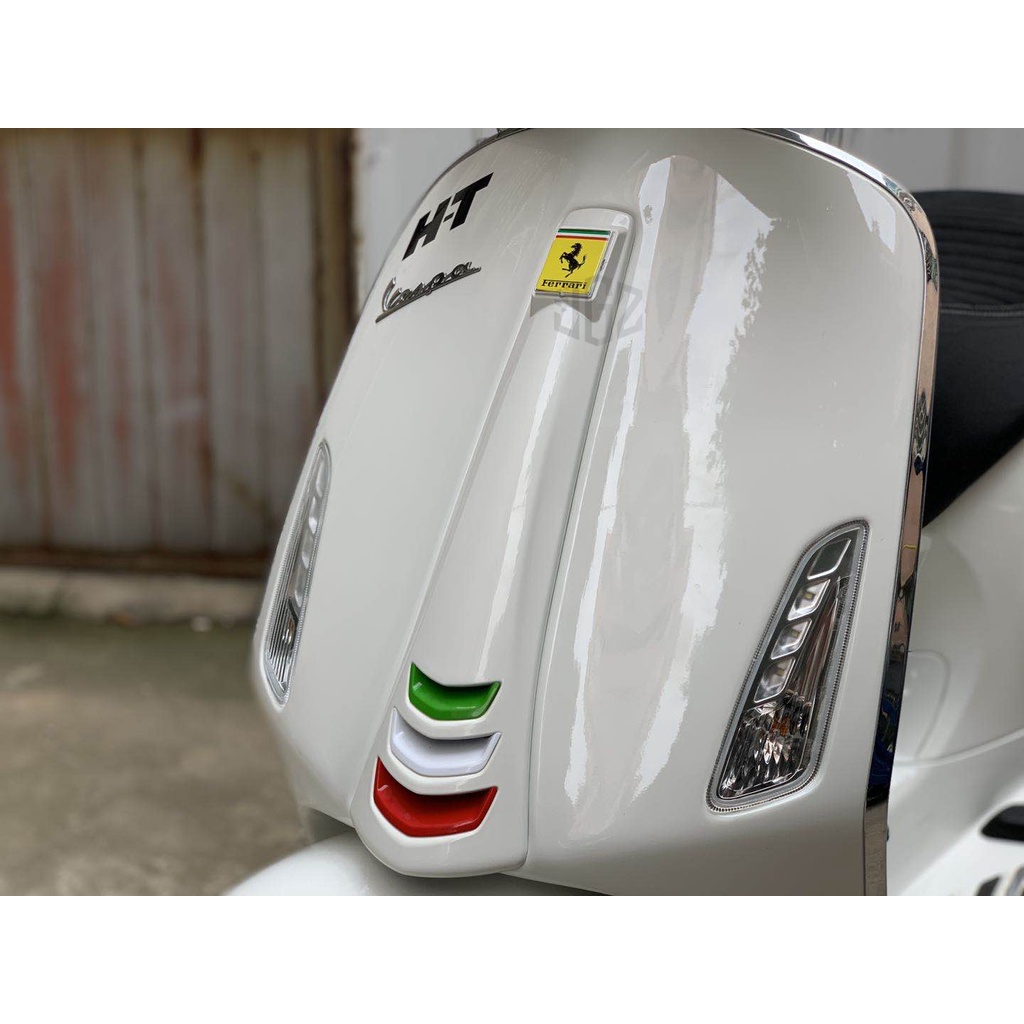 Nhãn dán họa tiết logo dáng vuông trang trí cho VESPA Gts 250 300 Sprumavera 150 Lx 125 S125 SPRINT PRIMAVERA 150