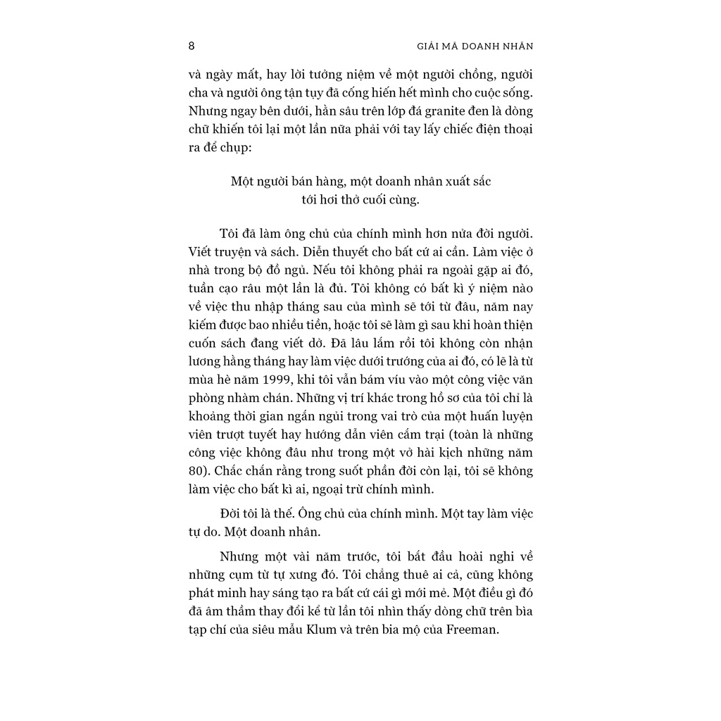 Sách - GIẢI MÃ DOANH NHÂN Những lầm tưởng trong công việc, cuộc sống và tâm hồn của các nhà khởi nghiệp