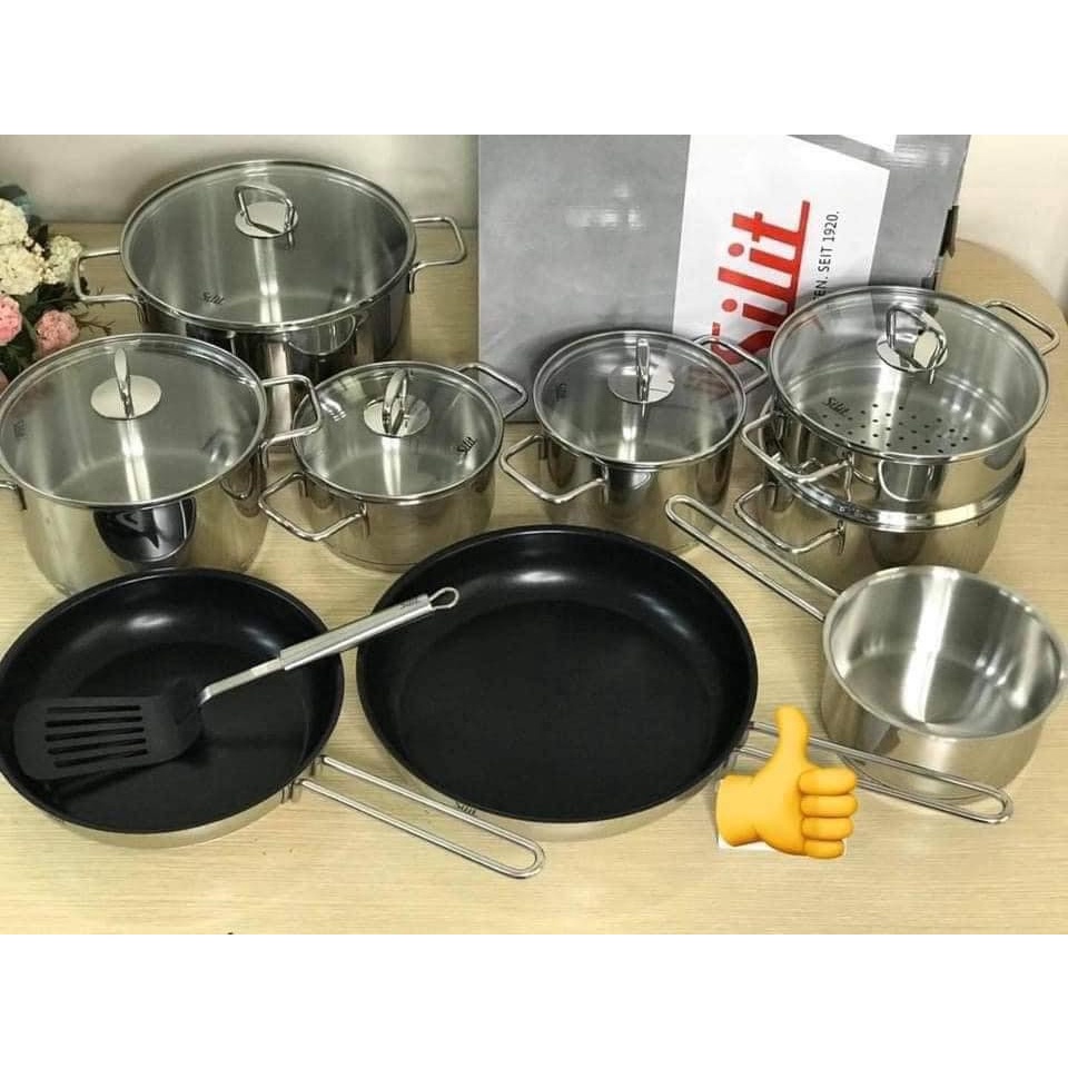 Bộ nồi Silit Alicante 10 món - Bộ nồi chảo chính hãng nhập Đức