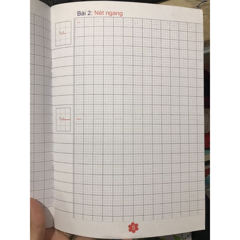Bé tập viết nét cơ bản