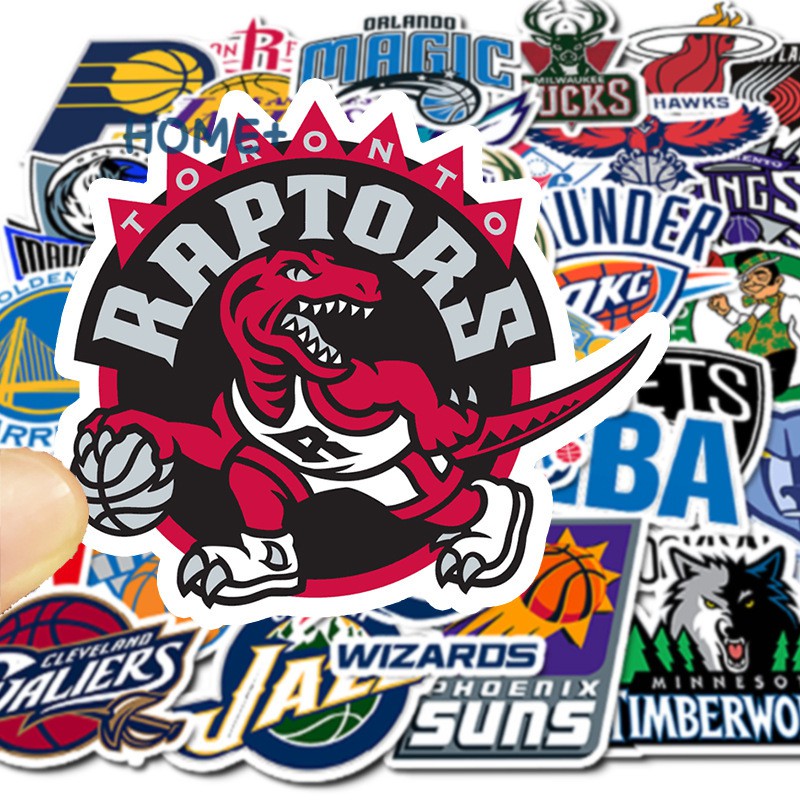 Bộ 32 Miếng Dán Logo Nba Team Trang Trí Xe Hơi / Laptop / Xe Đạp / Xe Máy / Ván Trượt / Xe Hơi / Ván Trượt / Xe Đạp Cho Người Lớn Trẻ Em