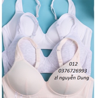 Bra / Áo Ngực Cotton Hình Tim_ Tháp Nữ Sinh Xuất Đông Âu ( A012 ). Hàng Loại Đẹp.