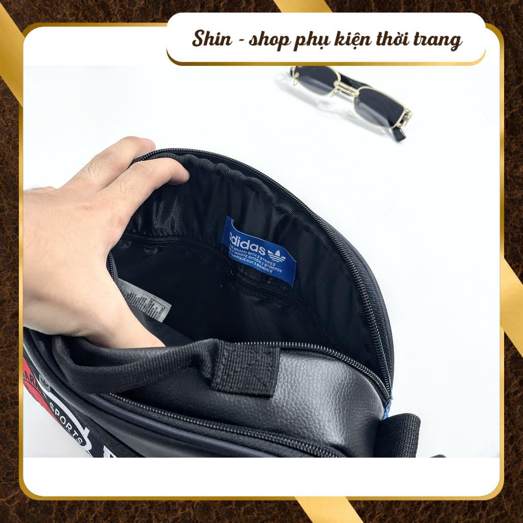 Túi đeo chéo unisex chất da mềm dữ fom cực tốt - Túi đeo vai thể thao chống nước cực tốt - Shin Shop | BigBuy360 - bigbuy360.vn