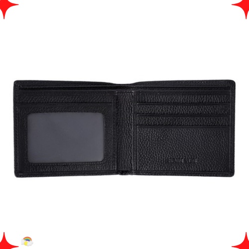 Ví Ngang Nam Da Bò Thật Kiểu Dáng Trẻ Trung Độc Đáo, Bóp Đựng Tiền Thẻ Mini - LT01 - Leli_store