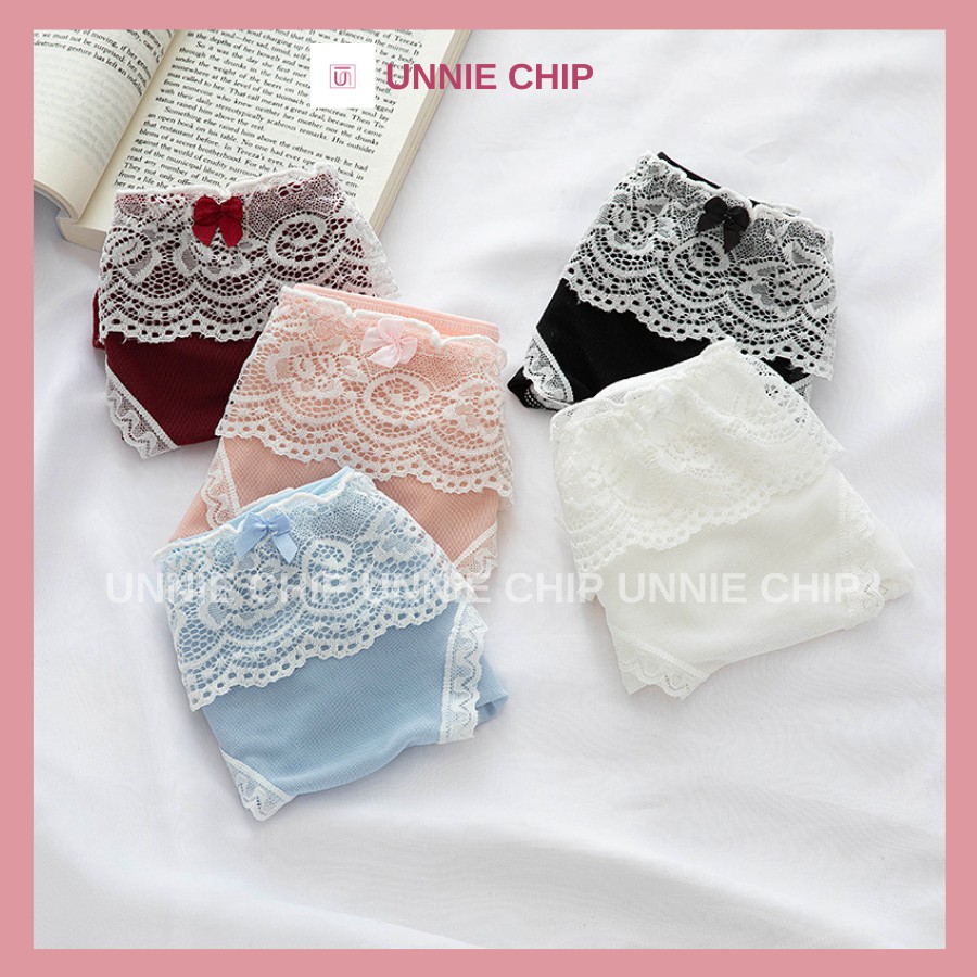 Quần lót ren cột dây bên hông đáy cotton mát mẻ gợi cảm quyến rũ QL028 | BigBuy360 - bigbuy360.vn